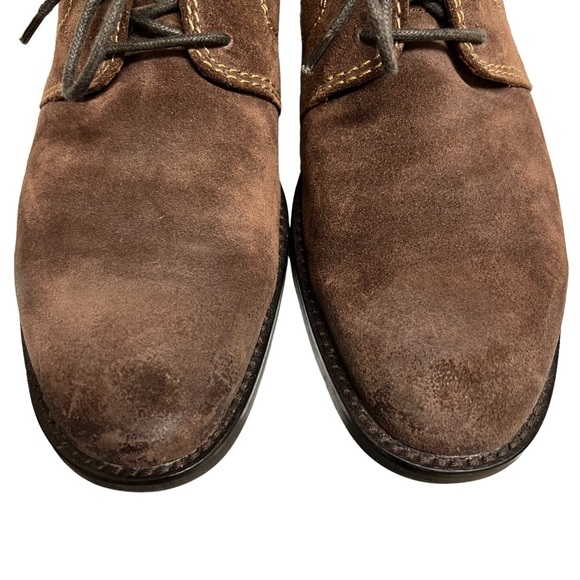H.S. Trask Men\'s Oxford Suede Shoes Size 10